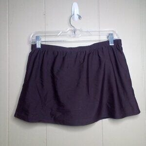 St John's Bay Swim Bottom Skirt 8 Brown